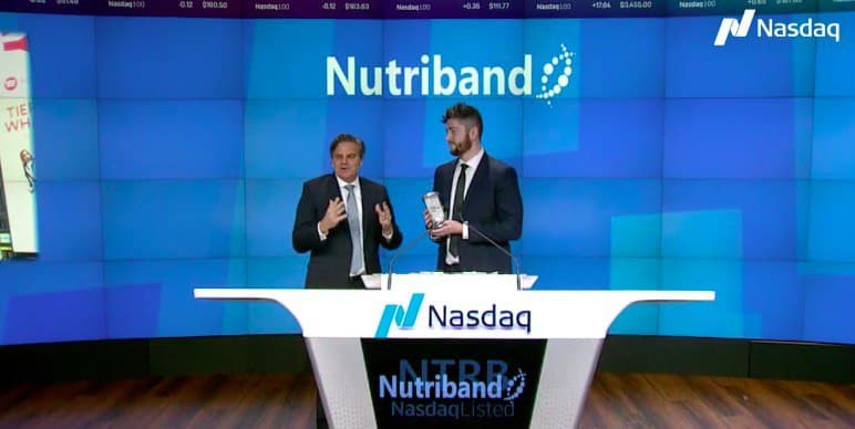 Nutriband Inc. сообщает об открытии фондовой биржи NASDAQ 3 декабря 2021 г.